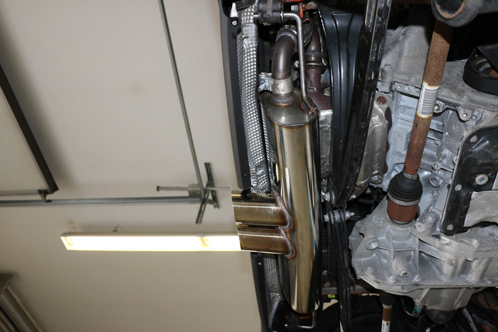 FOX Smart Fortwo 453 Endschalldämpfer Ausgang mittig - 2x80 Typ 14