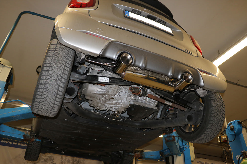 FOX Smart Forfour 453 Brabus Endschalldämpfer quer Ausgang rechts/links inkl. Flexstück - 1x100 Typ 25 rechts/links