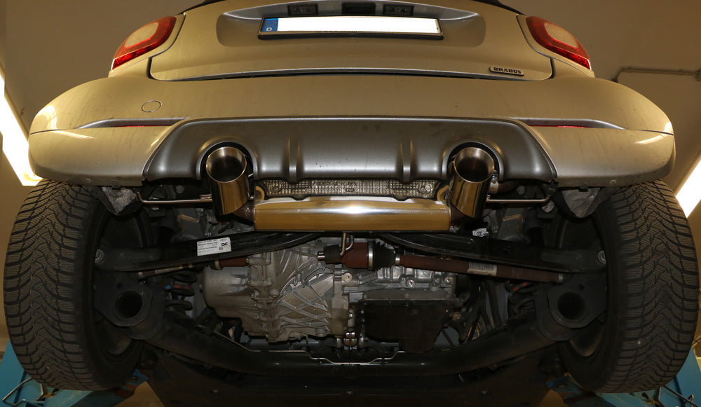 FOX Smart Forfour 453 Brabus Endschalldämpfer quer Ausgang rechts/links inkl. Flexstück - 1x100 Typ 25 rechts/links