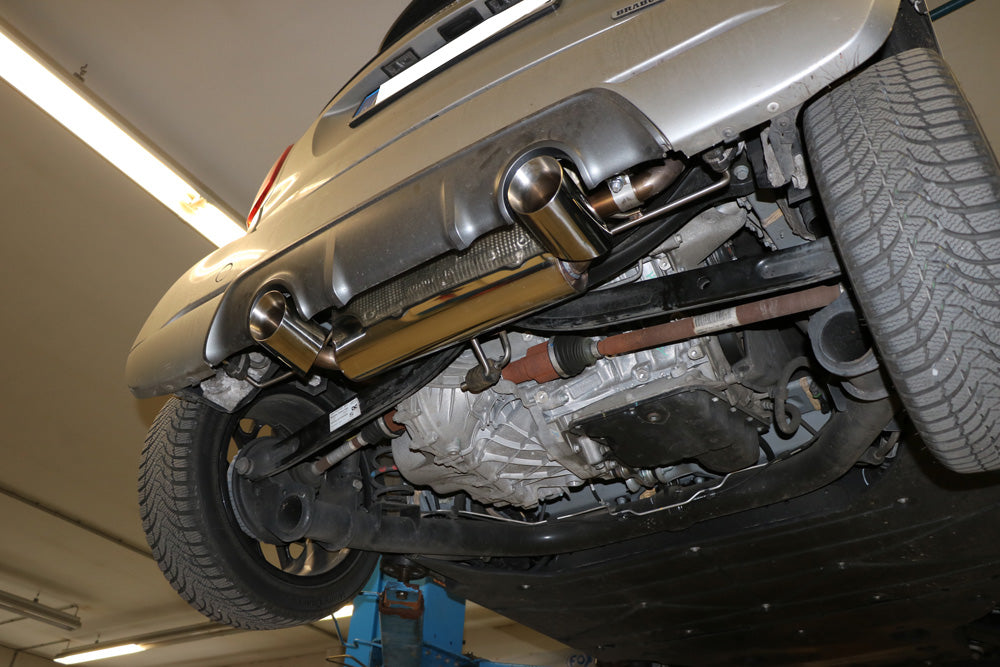 FOX Smart Forfour 453 Brabus Endschalldämpfer quer Ausgang rechts/links inkl. Flexstück - 1x100 Typ 25 rechts/links
