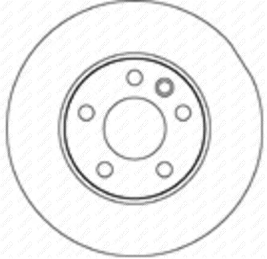 MAPCO Bremsscheibe Vorderachse  15839