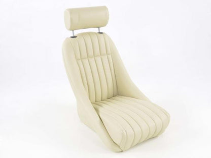 FK Oldtimersitze Auto Vollschalensitze Set Montgomery im Retro-Look beige