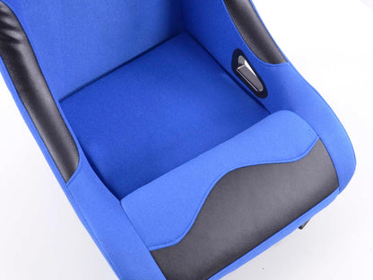FK Sportsitze Auto Vollschalensitze Set Basic Stoff blau