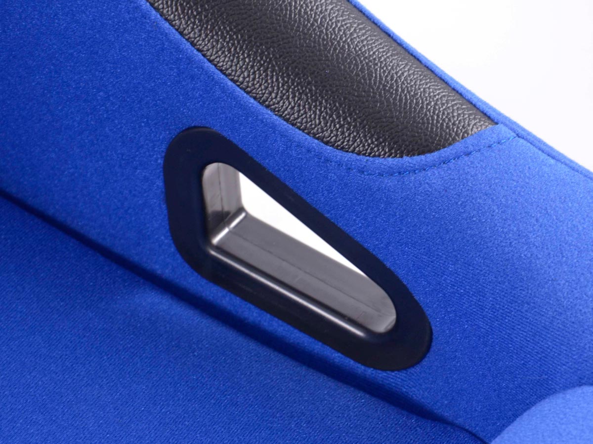 FK Sportsitze Auto Vollschalensitze Set Basic Stoff blau