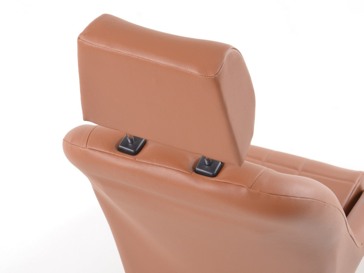 FK Oldtimersitze Auto Vollschalensitze Set im Retro-Look hellbraun