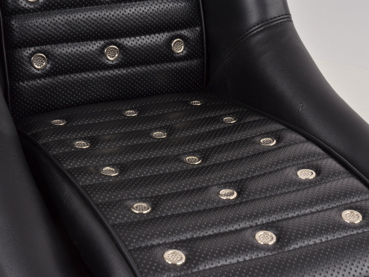 FK Oldtimersitze Auto Vollschalensitze Set Classic 1 Kunstleder schwarz ohne Kopfstütze