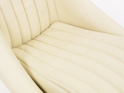 FK Oldtimersitze Auto Vollschalensitze Set Classic 2 Kunstleder beige mit Kopfstütze