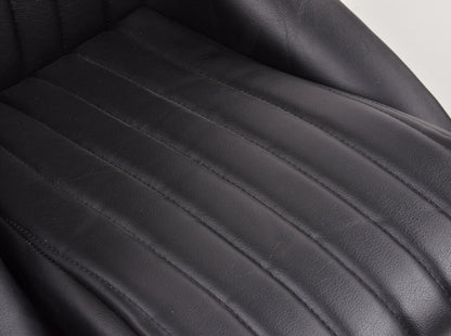 FK Oldtimersitze Auto Vollschalensitze Set Classic 2 Kunstleder schwarz mit Kopfstütze