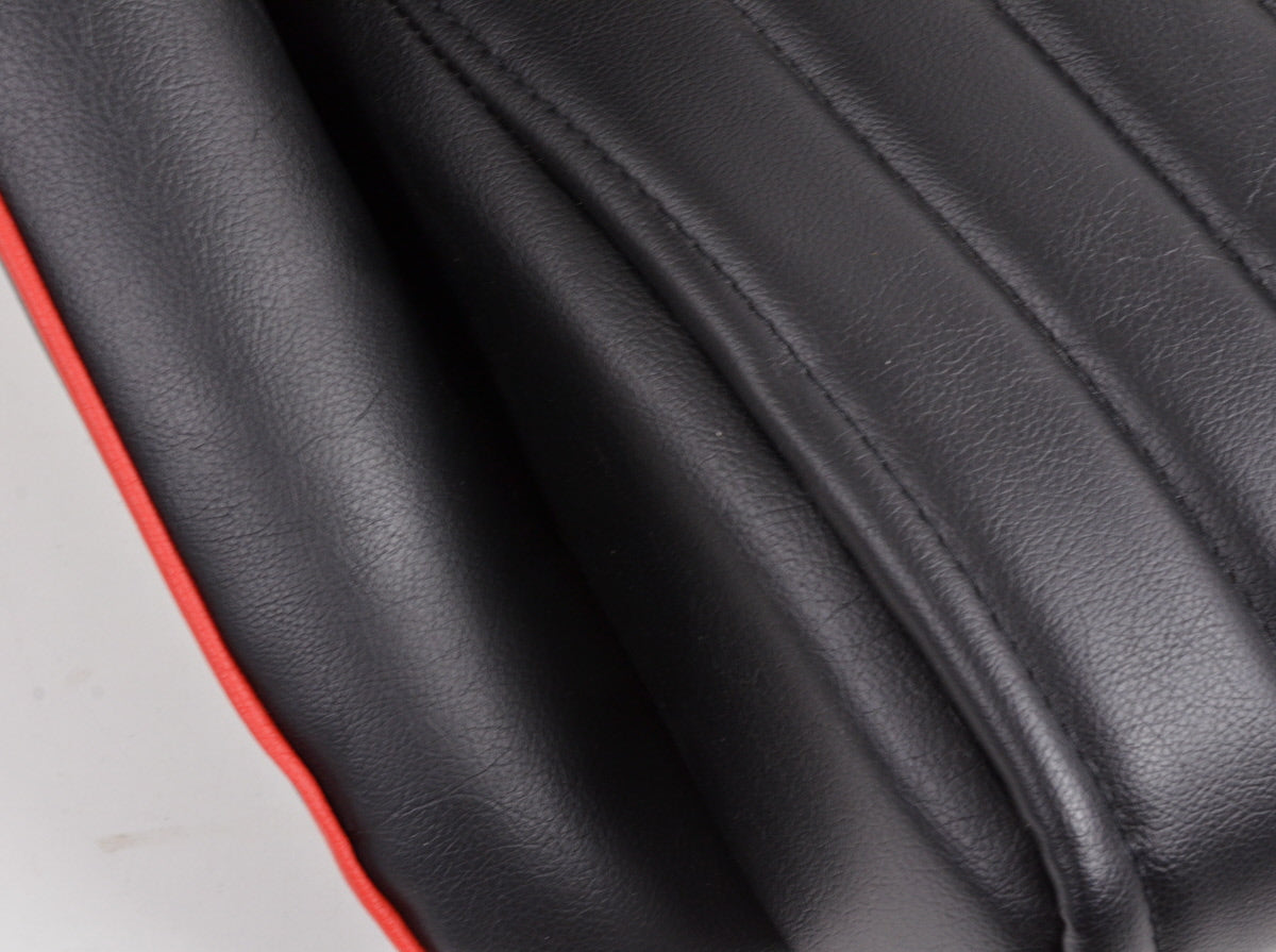 FK Oldtimersitze Auto Vollschalensitze Set Classic 2 Kunstleder schwarz mit Kopfstütze