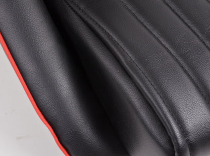 FK Oldtimersitze Auto Vollschalensitze Set Classic 2 Kunstleder schwarz mit Kopfstütze