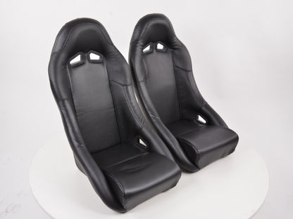 FK Sportsitze Auto Vollschalensitze Set Club Kunstleder schwarz