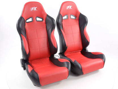 FK Sportsitze Auto Halbschalensitze Set Comfort mit Sitzheizung + Massagefunktion