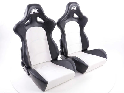 FK Sportsitze Auto Halbschalensitze Set Control in Motorsport-Optik