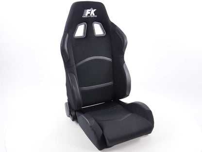FK Sportsitze Auto Halbschalensitze Set Cyberstar Stoff schwarz mit Sitzheizung u. Massage