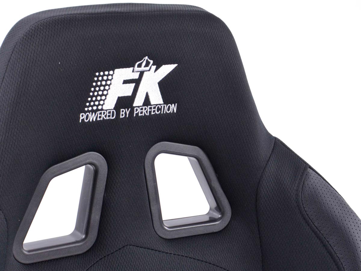 FK Sportsitze Auto Halbschalensitze Set Cyberstar Stoff schwarz mit Sitzheizung u. Massage