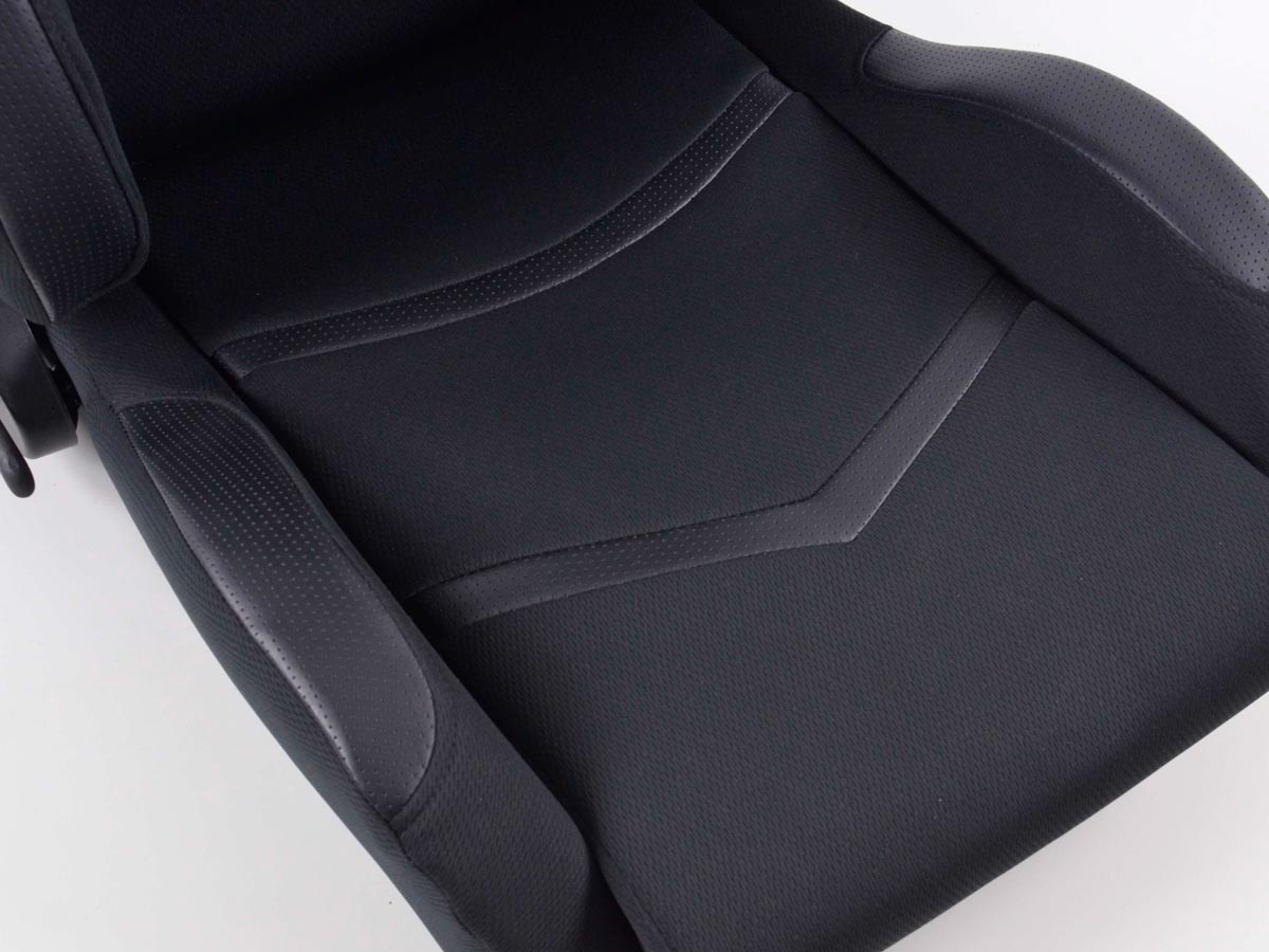 FK Sportsitze Auto Halbschalensitze Set Cyberstar Stoff schwarz mit Sitzheizung u. Massage