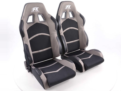 FK Sportsitze Auto Halbschalensitze Set Cyberstar in Motorsport-Optik