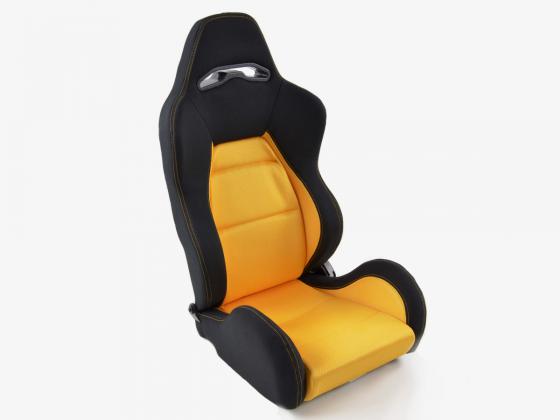 FK Sportsitze Auto Halbschalensitze Set Edition 3 Stoff gelb/schwarz
