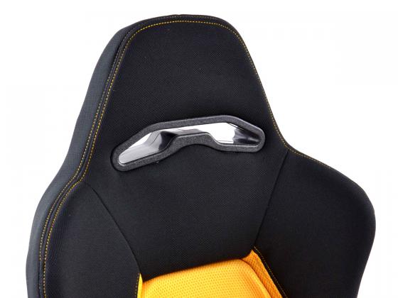 FK Sportsitze Auto Halbschalensitze Set Edition 3 Stoff gelb/schwarz