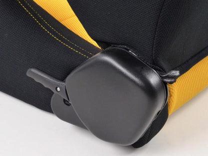 FK Sportsitze Auto Halbschalensitze Set Edition 3 Stoff gelb/schwarz