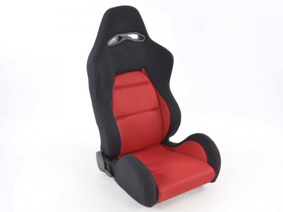 FK Sportsitze Auto Halbschalensitze Set Edition 3 Stoff rot/schwarz