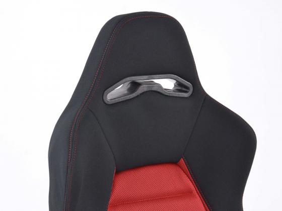 FK Sportsitze Auto Halbschalensitze Set Edition 3 Stoff rot/schwarz