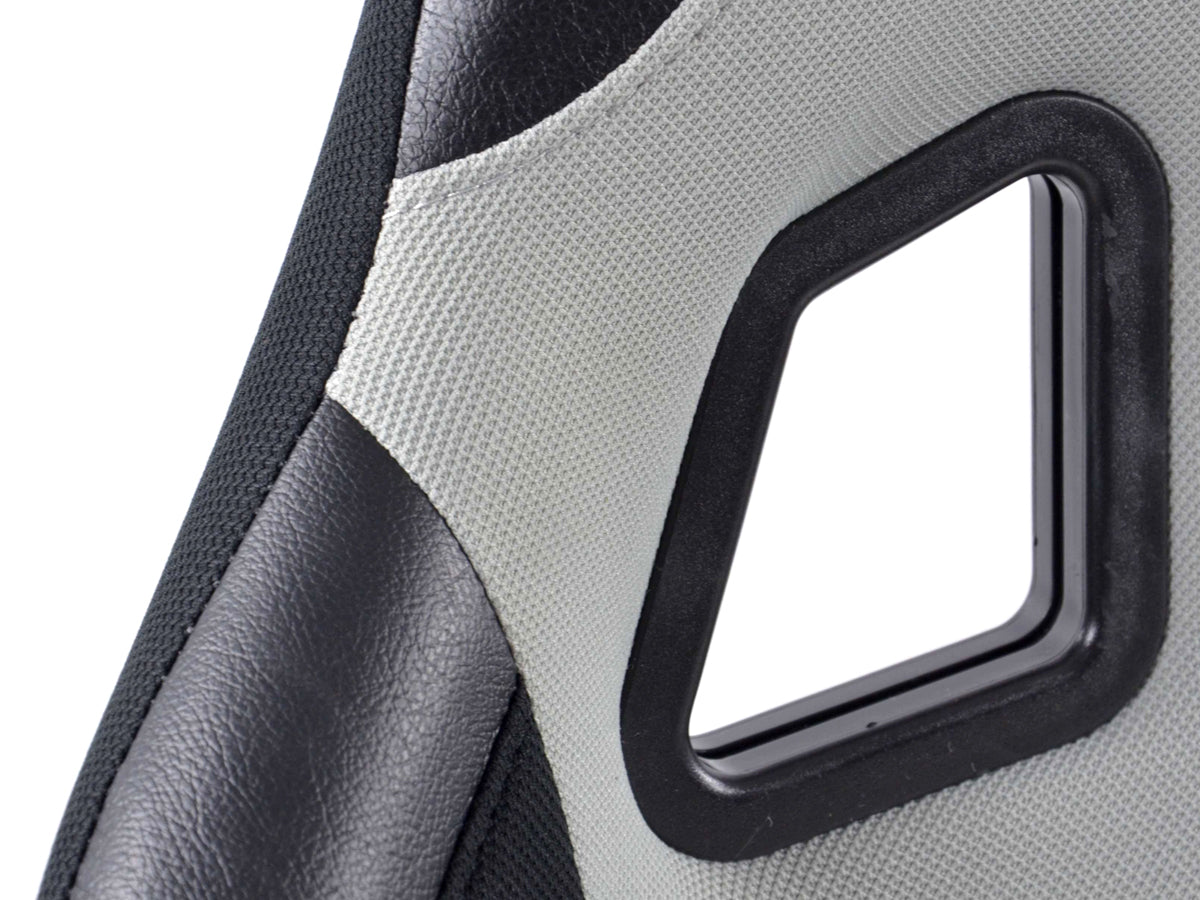 FK Sportsitze Auto Vollschalensitze Set Edition 4 Stoff grau