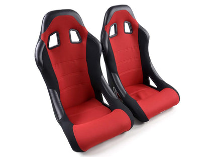FK Sportsitze Auto Vollschalensitze Set Edition 4 Stoff rot