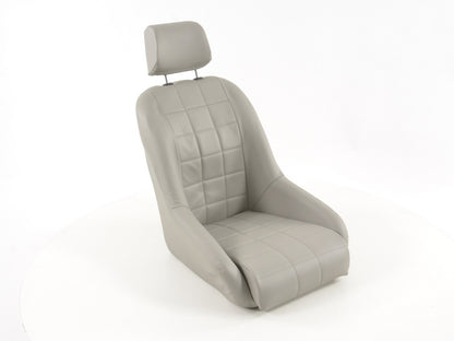 FK Oldtimersitze Auto Vollschalensitze Set im Retro-Look grau
