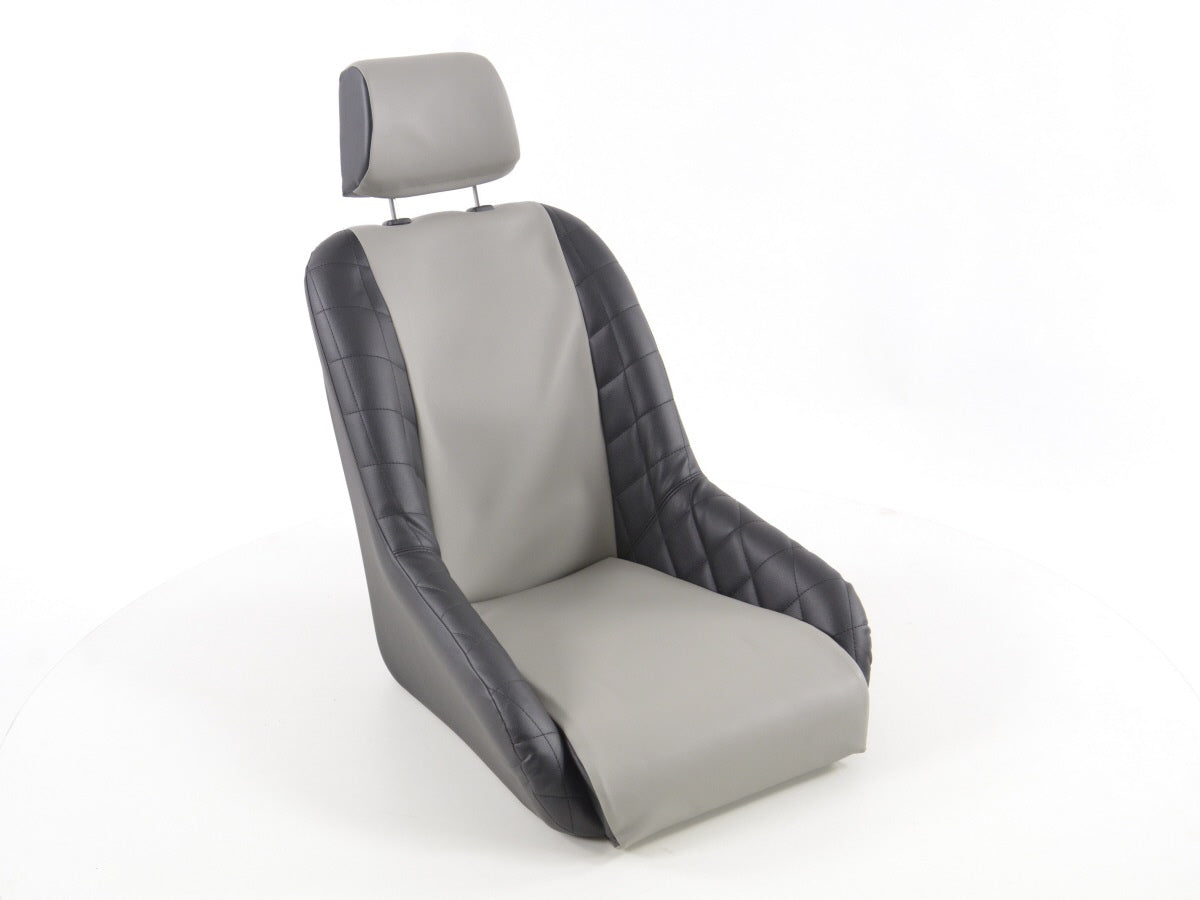 FK Oldtimersitze Auto Vollschalensitze Set im Retro-Look schwarz