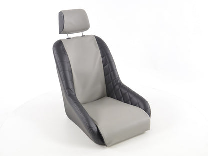 FK Oldtimersitze Auto Vollschalensitze Set im Retro-Look schwarz