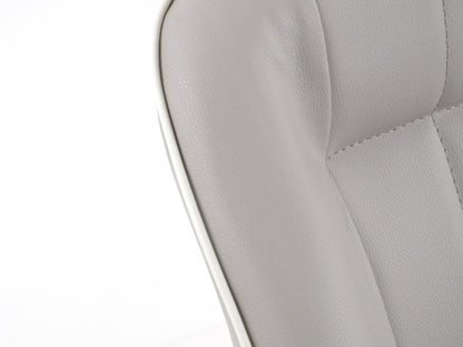 FK Oldtimersitze Auto Vollschalensitze Set im Retro-Look grau/weiß