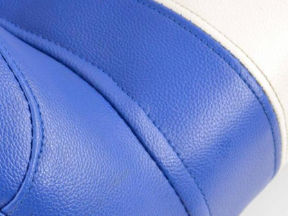 FK Sportsitze Auto Halbschalensitze Set Indianapolis Kunstleder blau/weiß