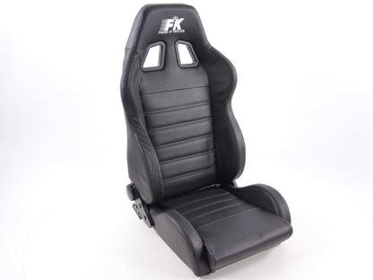 FK Sportsitze Auto Halbschalensitze Set Race 4 Echtleder in Motorsport-Optik