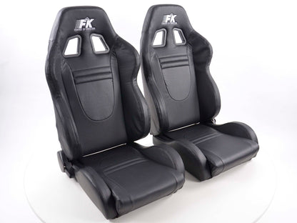 FK Sportsitze Auto Halbschalensitze Set Racecar in Motorsport-Optik