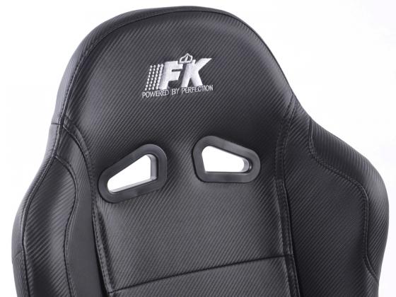 FK Sportsitze Auto Halbschalensitze Set Racing in Motorsport-Optik