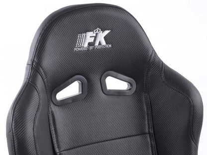 FK Sportsitze Auto Halbschalensitze Set Racing in Motorsport-Optik