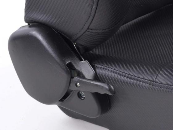 FK Sportsitze Auto Halbschalensitze Set Racing in Motorsport-Optik