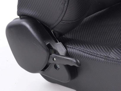 FK Sportsitze Auto Halbschalensitze Set Racing in Motorsport-Optik