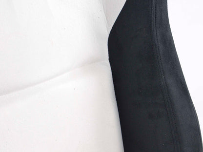 FK Sportsitze Auto Halbschalensitze Set Columbus Kunstleder weiß/schwarz mit Laufschienen