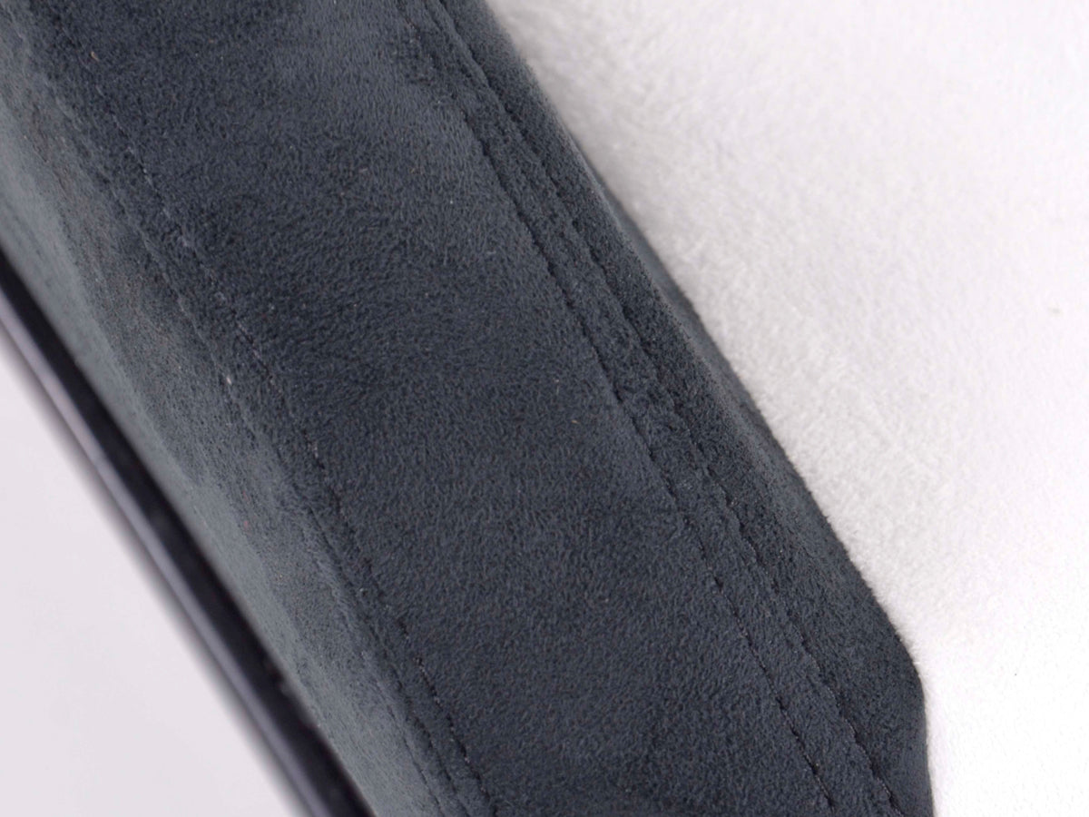 FK Sportsitze Auto Halbschalensitze Set Columbus Kunstleder weiß/schwarz mit Laufschienen