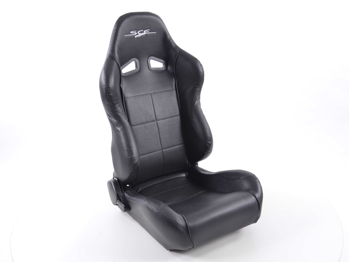FK Sportsitze Auto Halbschalensitze Set SCE-Sportive 2 Kunstleder schwarz