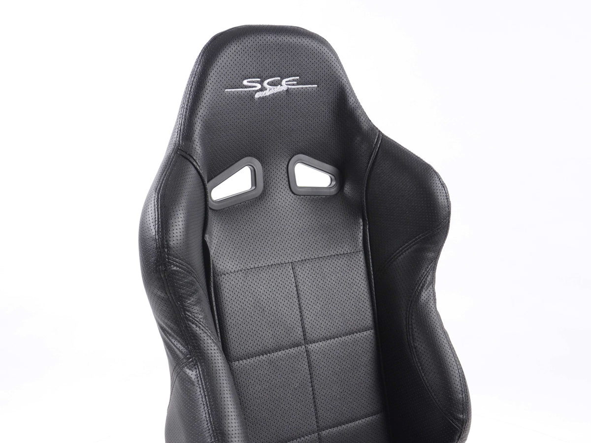 FK Sportsitze Auto Halbschalensitze Set SCE-Sportive 2 Kunstleder schwarz