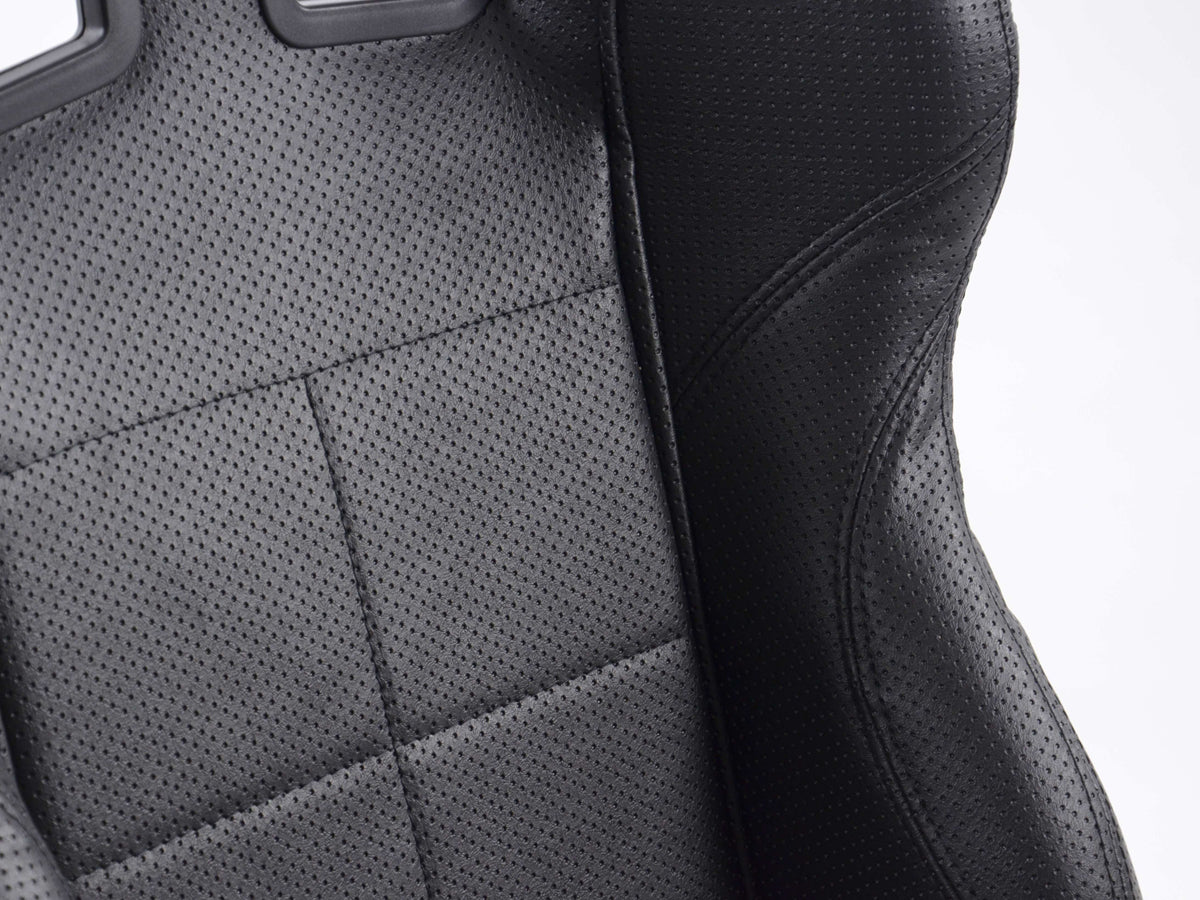 FK Sportsitze Auto Halbschalensitze Set SCE-Sportive 2 Kunstleder schwarz