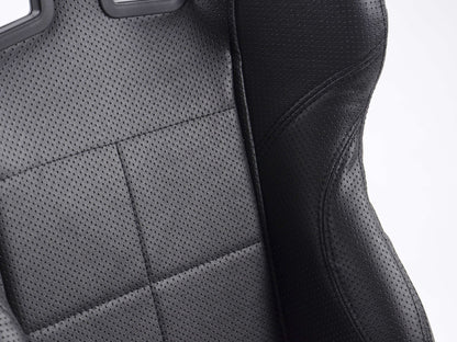 FK Sportsitze Auto Halbschalensitze Set SCE-Sportive 2 Kunstleder schwarz