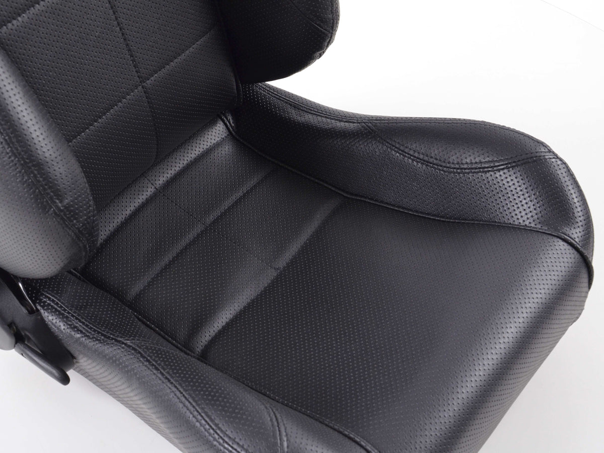 FK Sportsitze Auto Halbschalensitze Set SCE-Sportive 2 Kunstleder schwarz