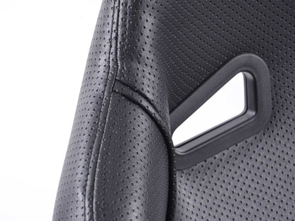 FK Sportsitze Auto Halbschalensitze Set SCE-Sportive 2 Kunstleder schwarz