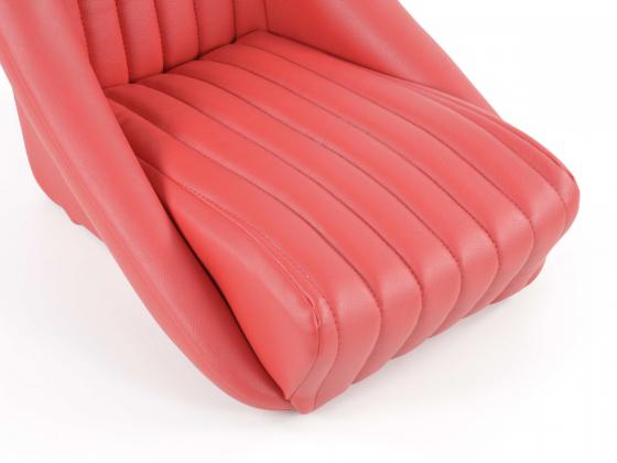 FK Oldtimersitze Auto Vollschalensitze Set Montgomery im Retro-Look rot