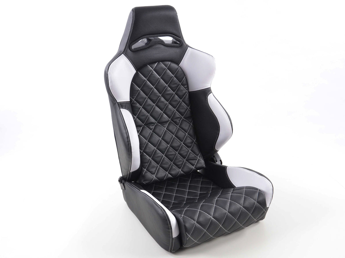 FK Sportsitze Auto Halbschalensitze Set Las Vegas in Motorsport-Optik mit Steppung