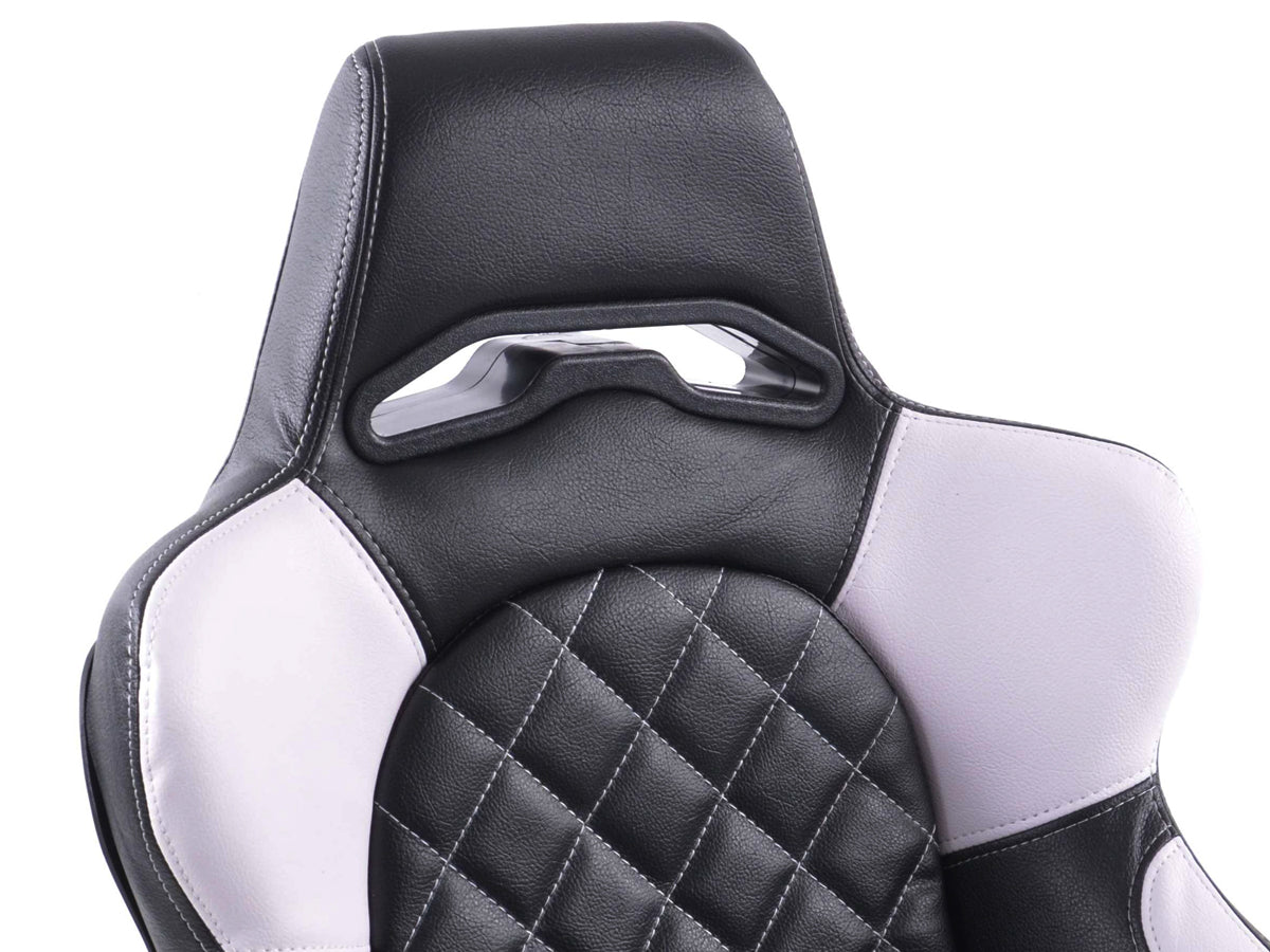 FK Sportsitze Auto Halbschalensitze Set Las Vegas in Motorsport-Optik mit Steppung